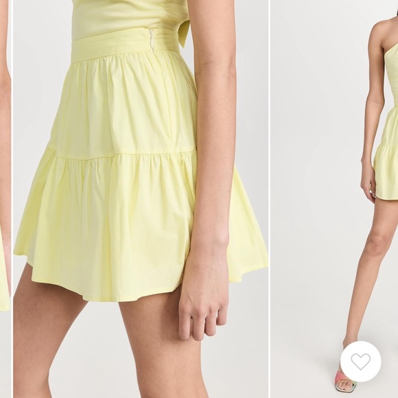 NWT STAUD Mini Sea Skirt in sunray - Picture 2 of 4